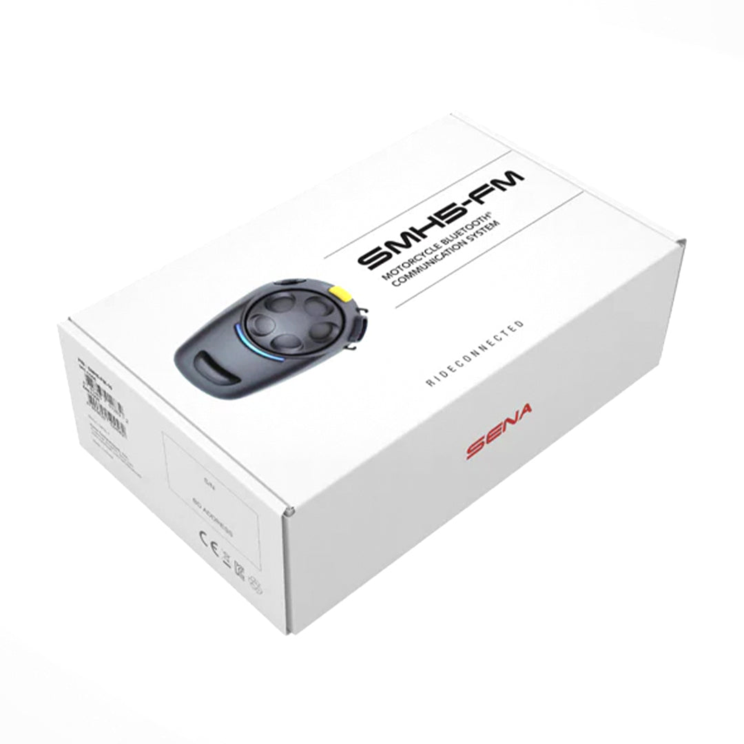 Sena SMH5-FM-10 Bluetooth Unit Inc FM Turner & M/C Uni Mic Kit