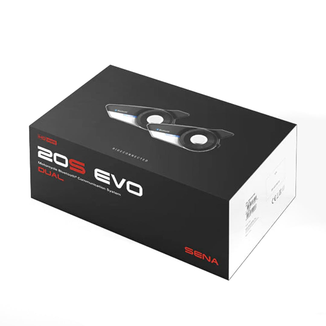 Sena 20S-Evo-11, M/C Bluetooth Communication System W/Hd Speakers